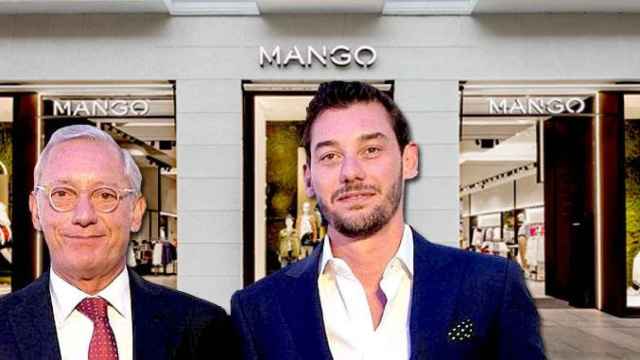 El fundador de Mango, Isak Andic (i), junto al vicepresidente ejecutivo del grupo, su hijo Jonathan (d) / CG