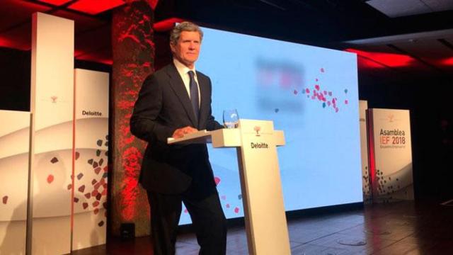 Francisco Riberas, presidente de Gestamp y nuevo máximo ejecutivo del Instituto de la Empresa Familiar este martes en Barcelona / CG