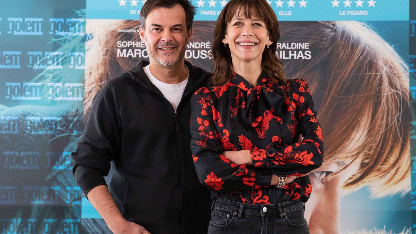 El director de cine François Ozon y la actriz Sophie Marceau / CEDIDA