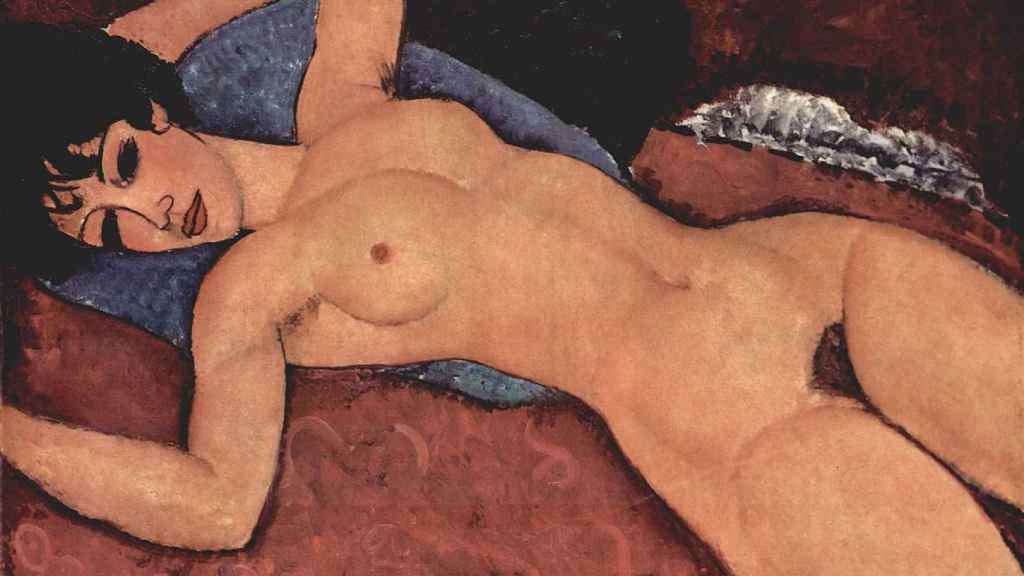 Desnudo acostado, Amadeo Modigliani.