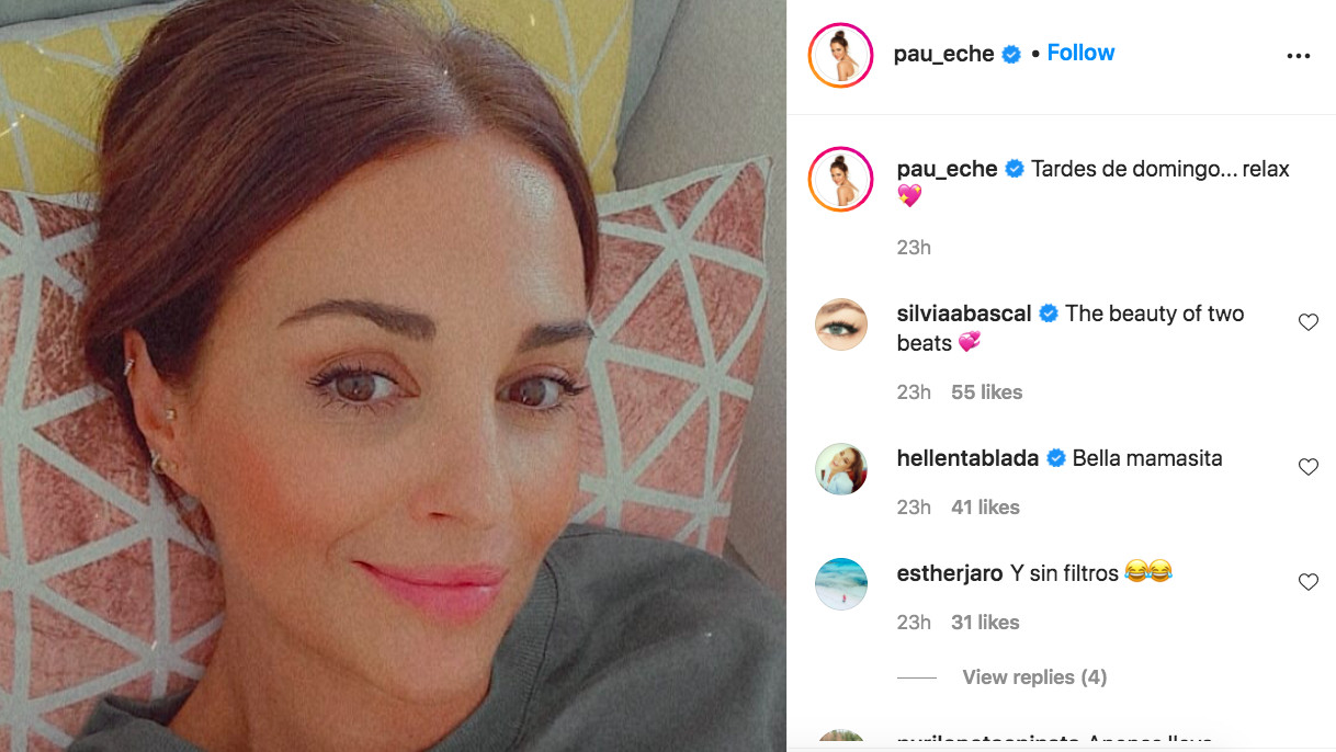 Paula Echevarría criticada por una foto en la que aparece con exceso de filtros / INSTAGRAM