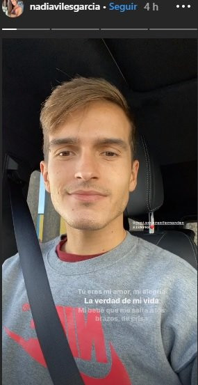 Denis Suárez en los stories de Nadia Avilés / INSTAGRAM