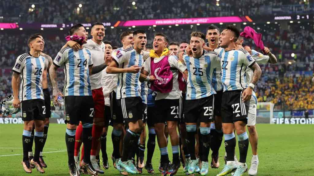 Argentina, celebrando el título del Mundial de Qatar 2022 / REDES