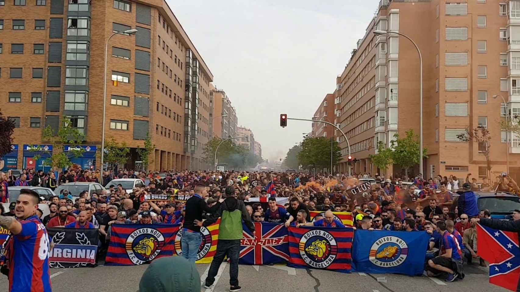 Imagen de un corteo de los Boixos Nois / ARCHIVO