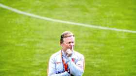 Ronald Koeman en un entrenamiento con la selección de los Países Bajos / EFE