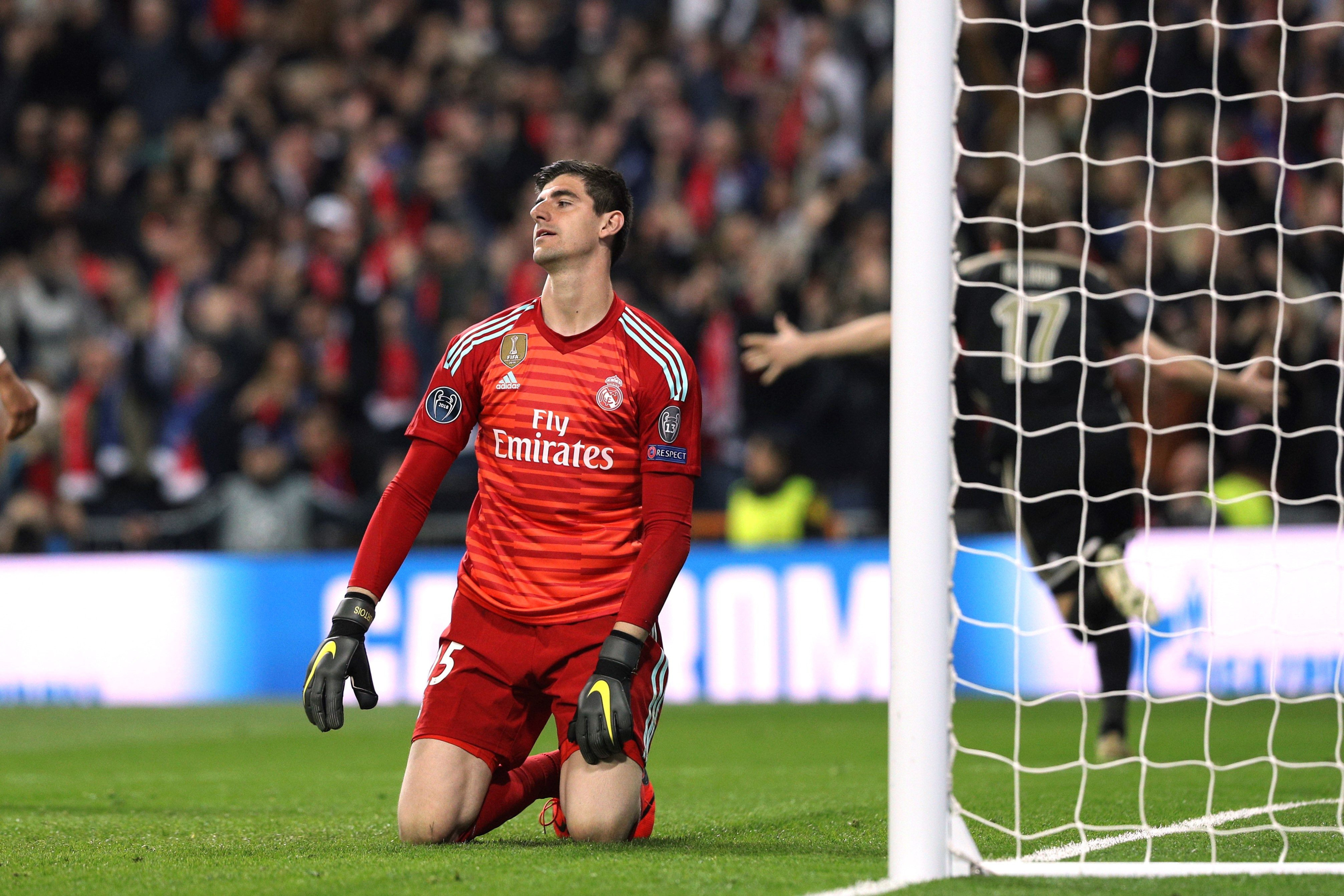 Thibaut Courtois, uno de los señalados por la afición del Real Madrid / EFE