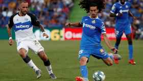 Cucurella, en un partido con el Getafe | EFE