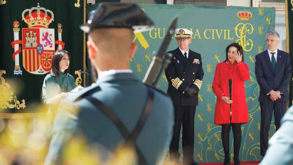 Un agente de la Guardia Civil, en la presentación de Mercedes González, nueva directora general del cuerpo / EP