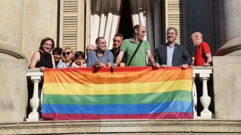 Una foto de archivo de Ada Colau en el acto oficial de la Fiesta por la Liberación Sexual y de Género del 28 de junio