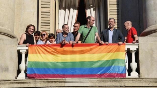 Una foto de archivo de Ada Colau en el acto oficial de la Fiesta por la Liberación Sexual y de Género del 28 de junio