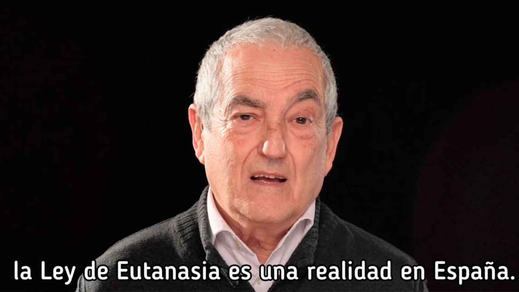 Un solicitante de la Ley de Eutanasia, en el vídeo que han realizado diversas familias para celebrar que ha entrado en vigor / EP