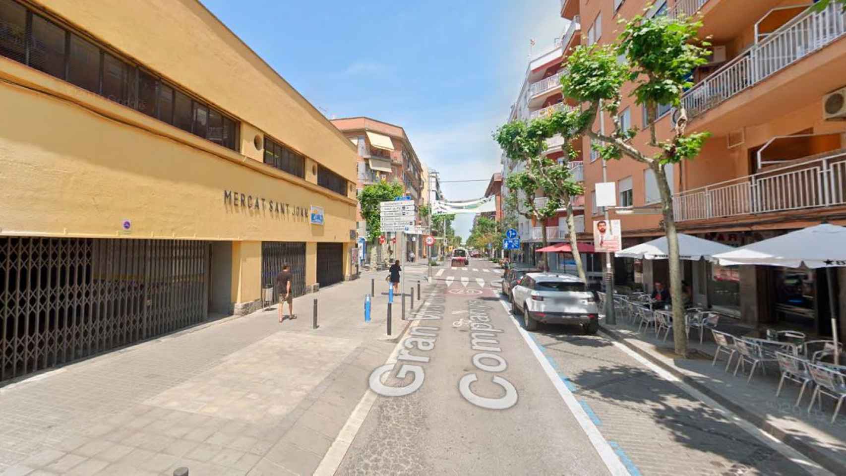 Mercado de Premià de Mar, en la Gran Via / GOOGLE STREET VIEW