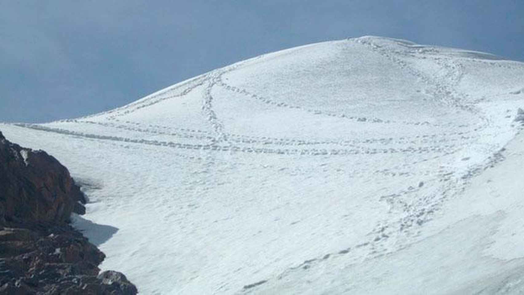 Imagen del nevado Mateo, en Los Andes / WIKILOC