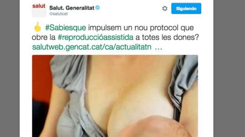 Imagen del Twitter de la consejería de Salud de la Generalitat.