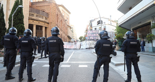 Manifestación desaolojo de okupas de Bonanova / GALA ESPíN