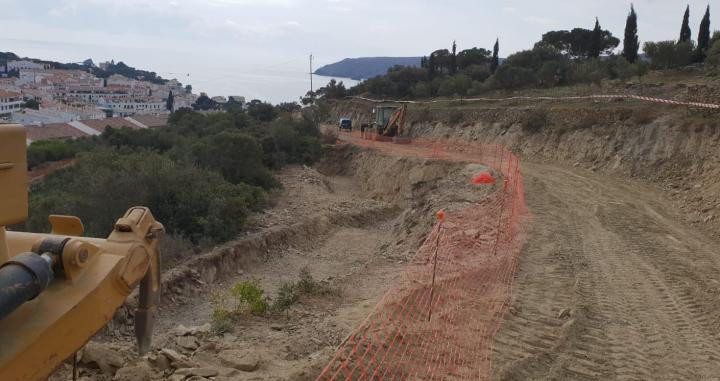 Obras de la urbanización de Sa Guarda en Cadaqués / CG