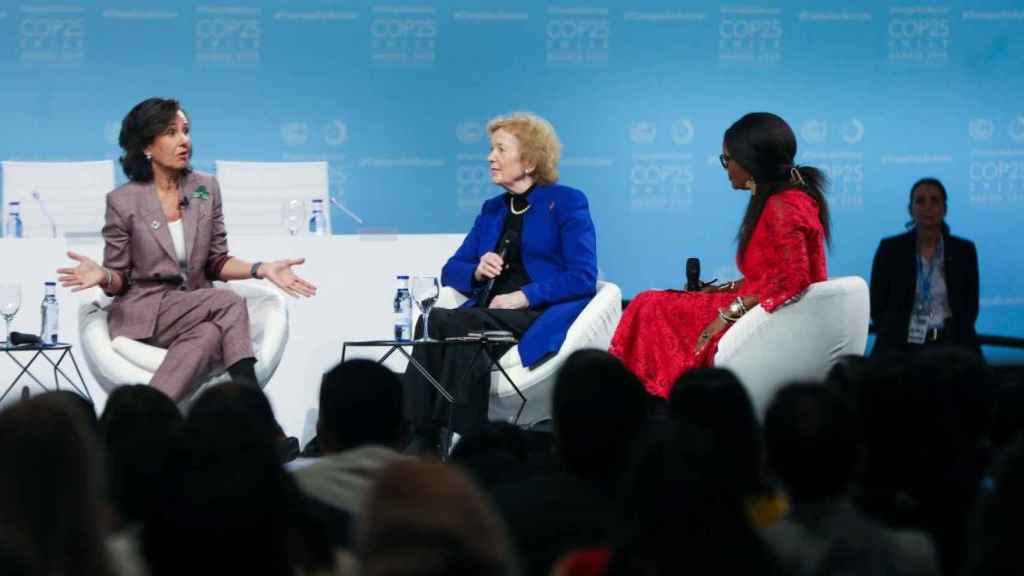 La presidenta del grupo Santander, Ana Botín, participó en la Cumbre del Clima en Madrid / Europa Press