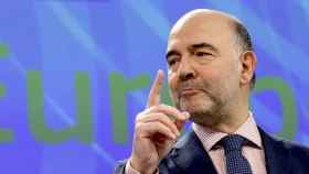 Pierre Moscovici, comisario europeo de Asuntos Económicos, que ha rebajado la previsión de crecimiento para España / EFE