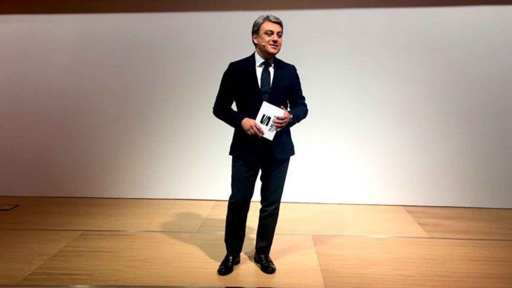 Luca de Meo, presidente de Seat, en el Mobile World Congress de Barcelona / CG