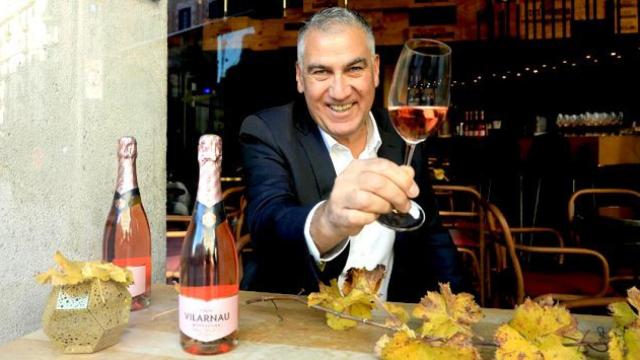 Damià Deàs, gerente del cava 'premium' Vilarnau (González Byass) en el hotel Ohla, donde está el restaurante Caelis de Romain Fornells / CG