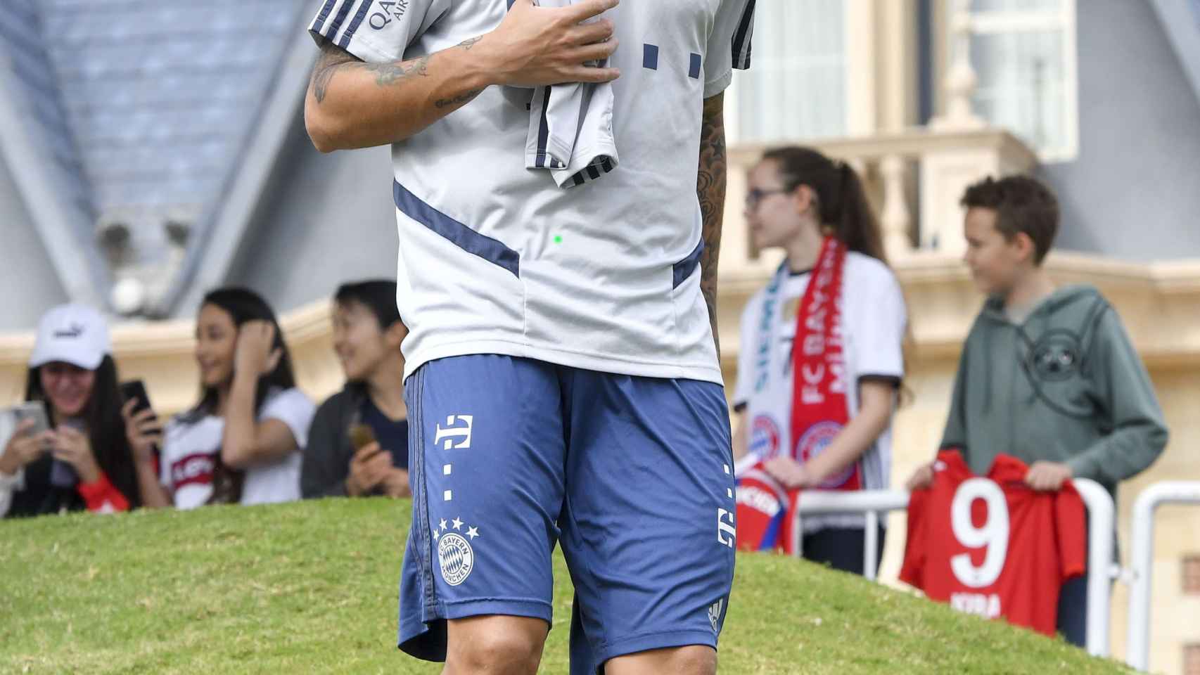 Coutinho, entrenando con el Bayern de Múnich / EFE