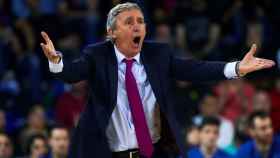 Pesic en el choque contra el CSKA EFE