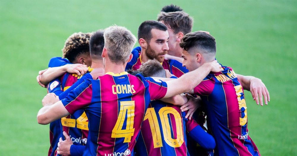 Los jugadores del Barça B ya conocen a su primer rival del play-off / FCB