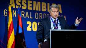 Joan Laporta en la asamblea de socios compromisarios / FCB