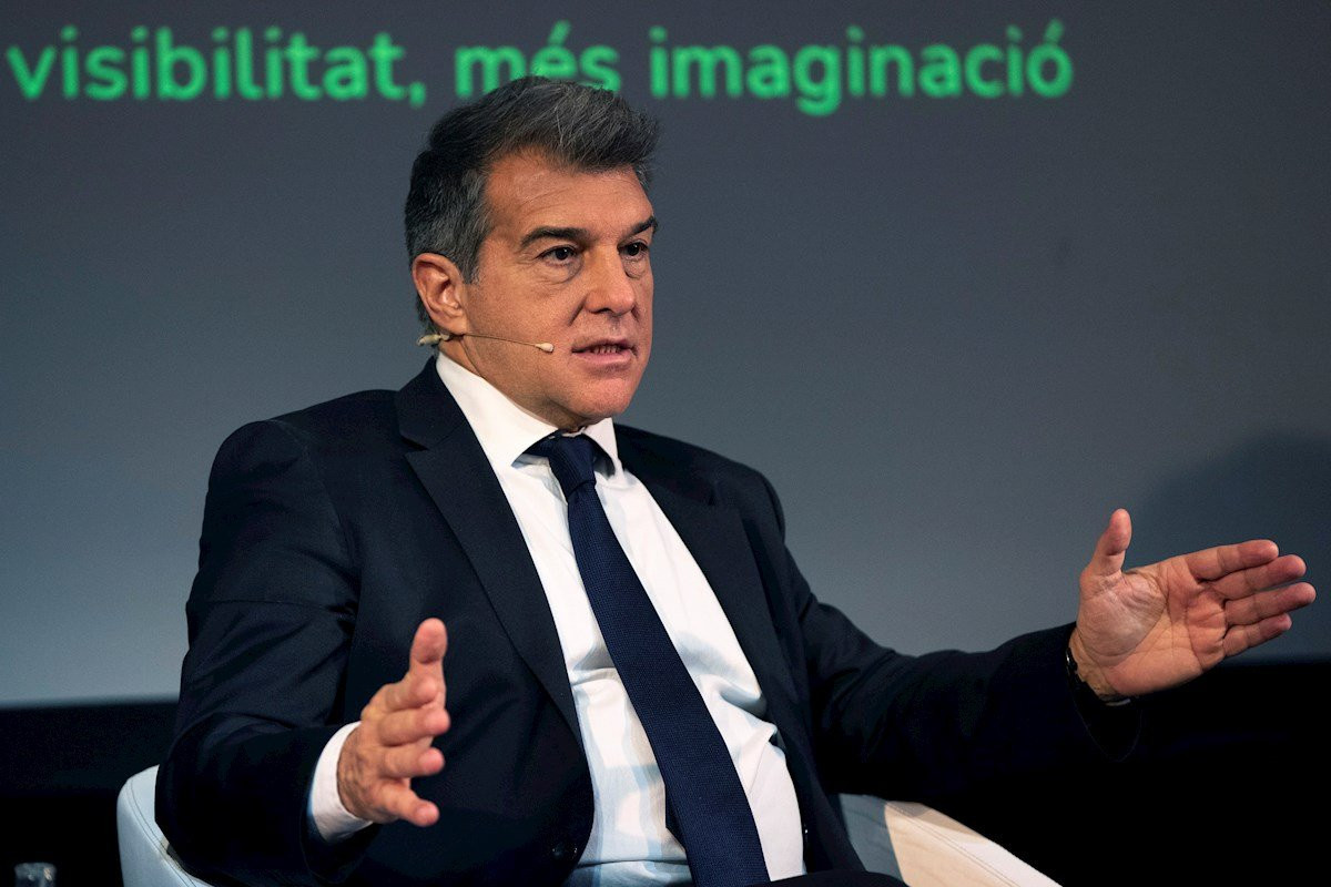 Laporta presenta el programa social / EFE