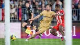 Sergi Roberto, en un lance del partido contra el Almería /  FCB