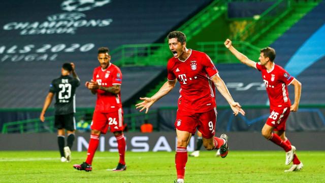 Robert Lewandowski celebrando un gol con el Bayern de Múnich / EFE