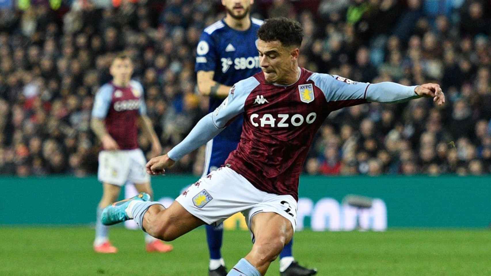 Coutinho, en un partido del Aston Villa / REDES