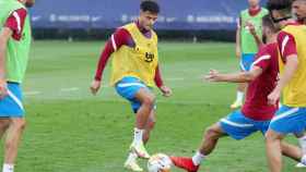 Philippe Coutinho en un entrenamiento con el Barça / FCB