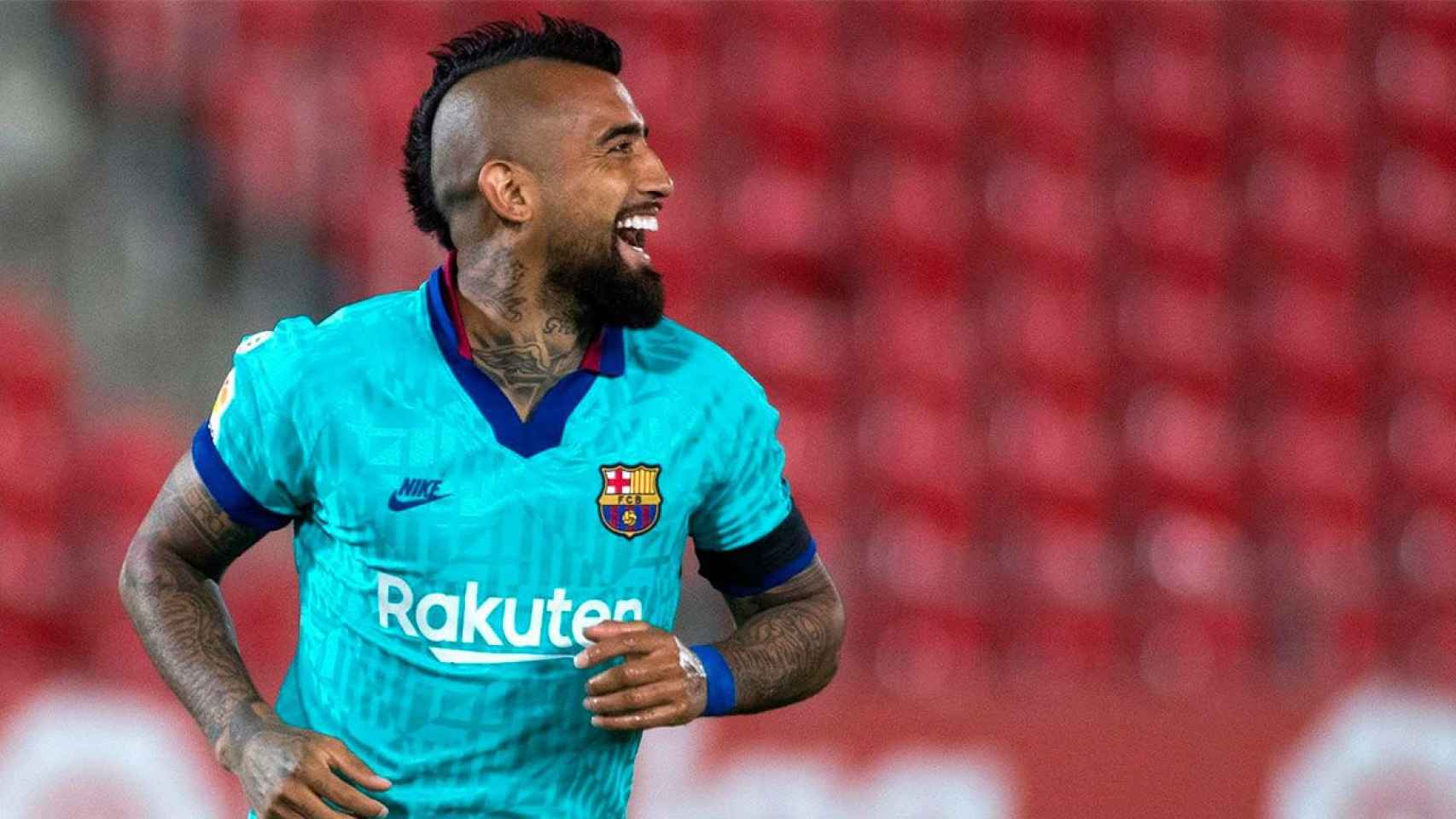 Arturo Vidal, celebrando su gol ante el Mallorca | EFE