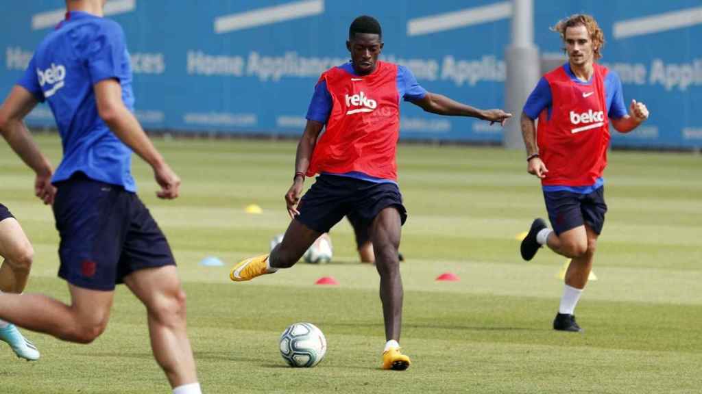 Ousmane Dembelé y Antoine Griezmann tienen todos los números de ser titulares en Bilbao / FC Barcelona