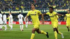 Gerard Moreno anota el gol del triunfo del Villarreal contra el Real Madrid / EFE