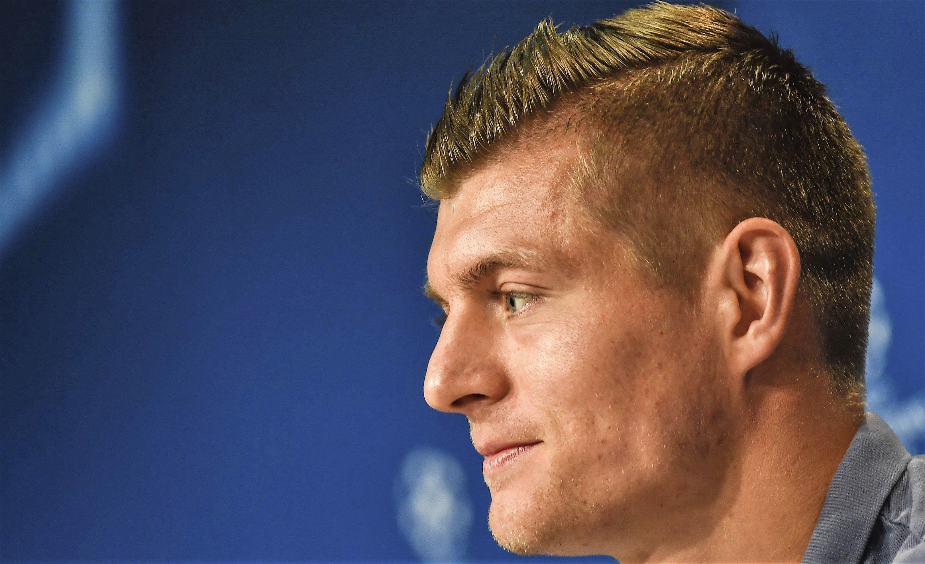 Toni Kroos, en una rueda de prensa con el Real Madrid | EFE