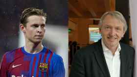 El futbolista Frenkie de Jong y el empresario Oscar Pierre / FOTOMONTAJE DE CG