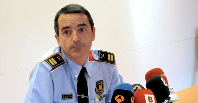 Joan Carles Molinero, inspector de los Mossos d'Esquadra en una imagen de archivo / EP