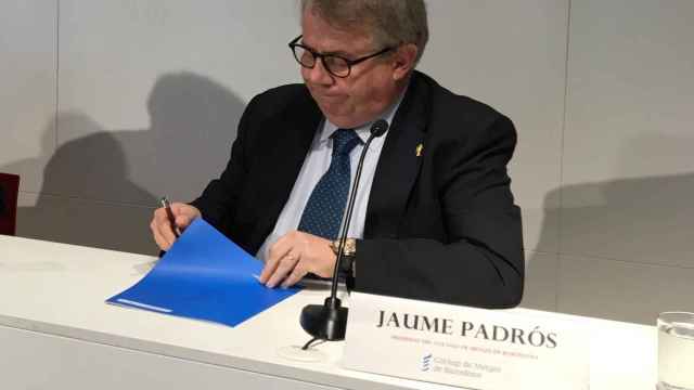 Jaume Padrós, presidente del Colegio de Médicos de Barcelona (COMB) / EP