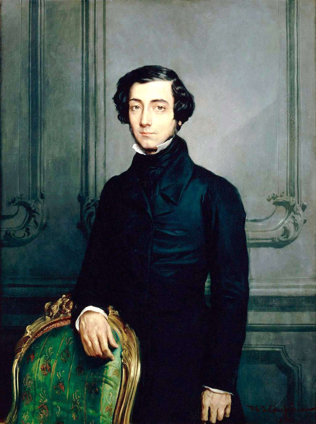 Alexis de Tocqueville, por Théodore Chassériau