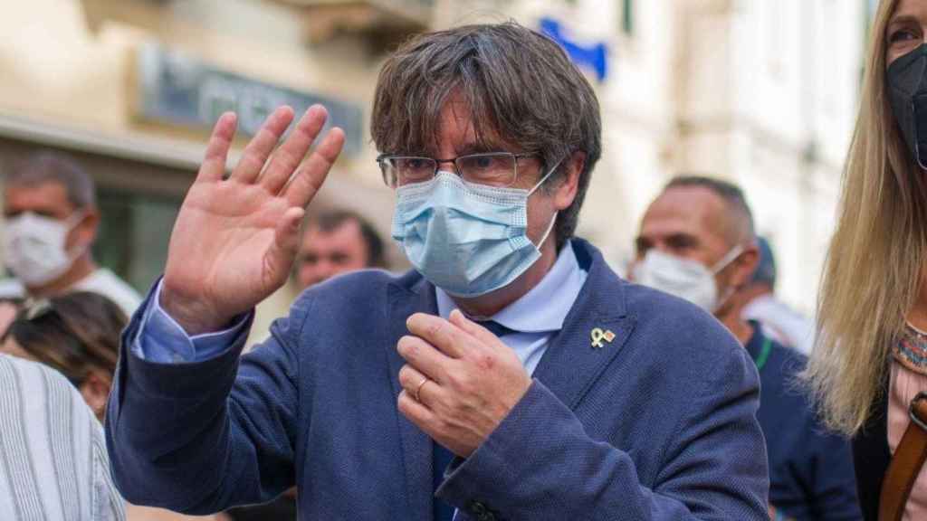 El expresidente de la Generalitat, Carles Puigdemont, en L'Alguer (Cerdeña), en una imagen de archivo / Lorena Sopêna (EP)