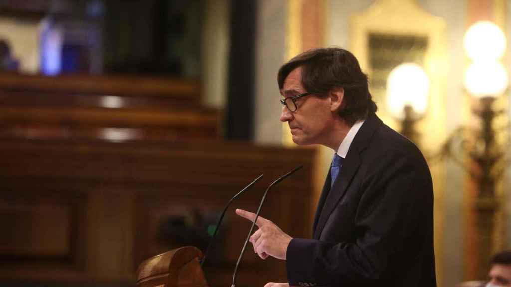 El ministro de Sanidad, Salvador Illa, defiende la prórroga del estado de alarma / EP