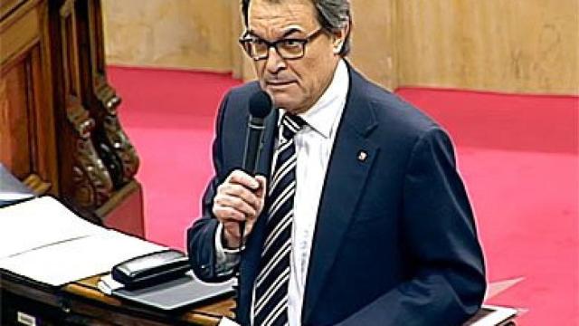 El presidente de la Generalidad, Artur Mas