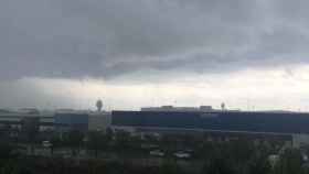 Lluvia en el aeropuerto de El Prat /EP