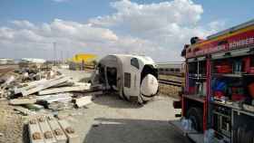 Tren accidentado en Zamora / Delegación del Gobierno en Castilla y León