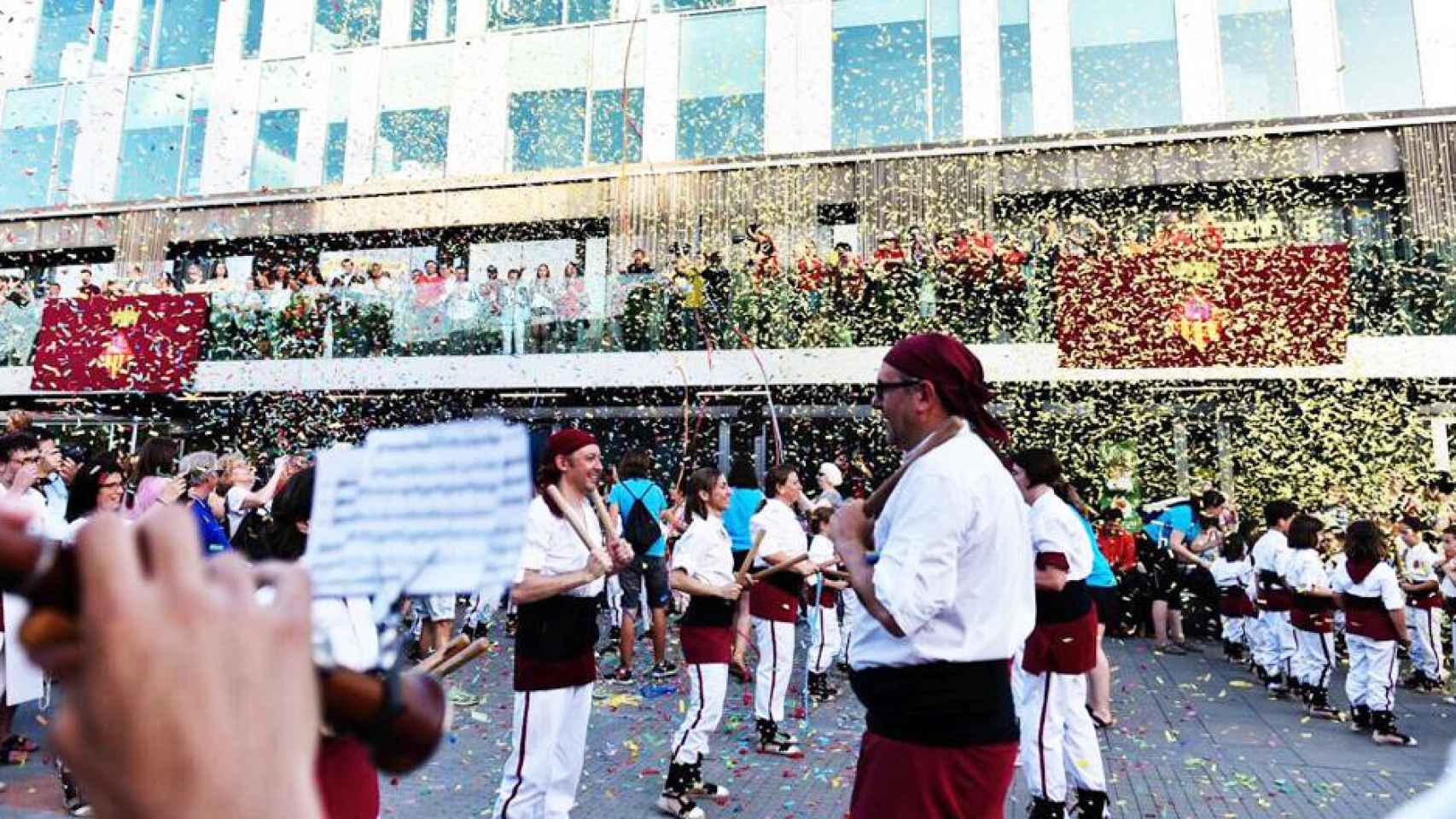 Imagen de un acto de la fiesta mayor de Sant Cugat del Vallès (Barcelona), donde ha habido un brpte de legionela / CG