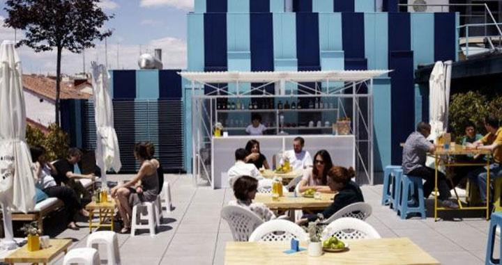 Terraza de la Casa Encendida en Madrid