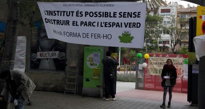 pancarta instituto jardines emma