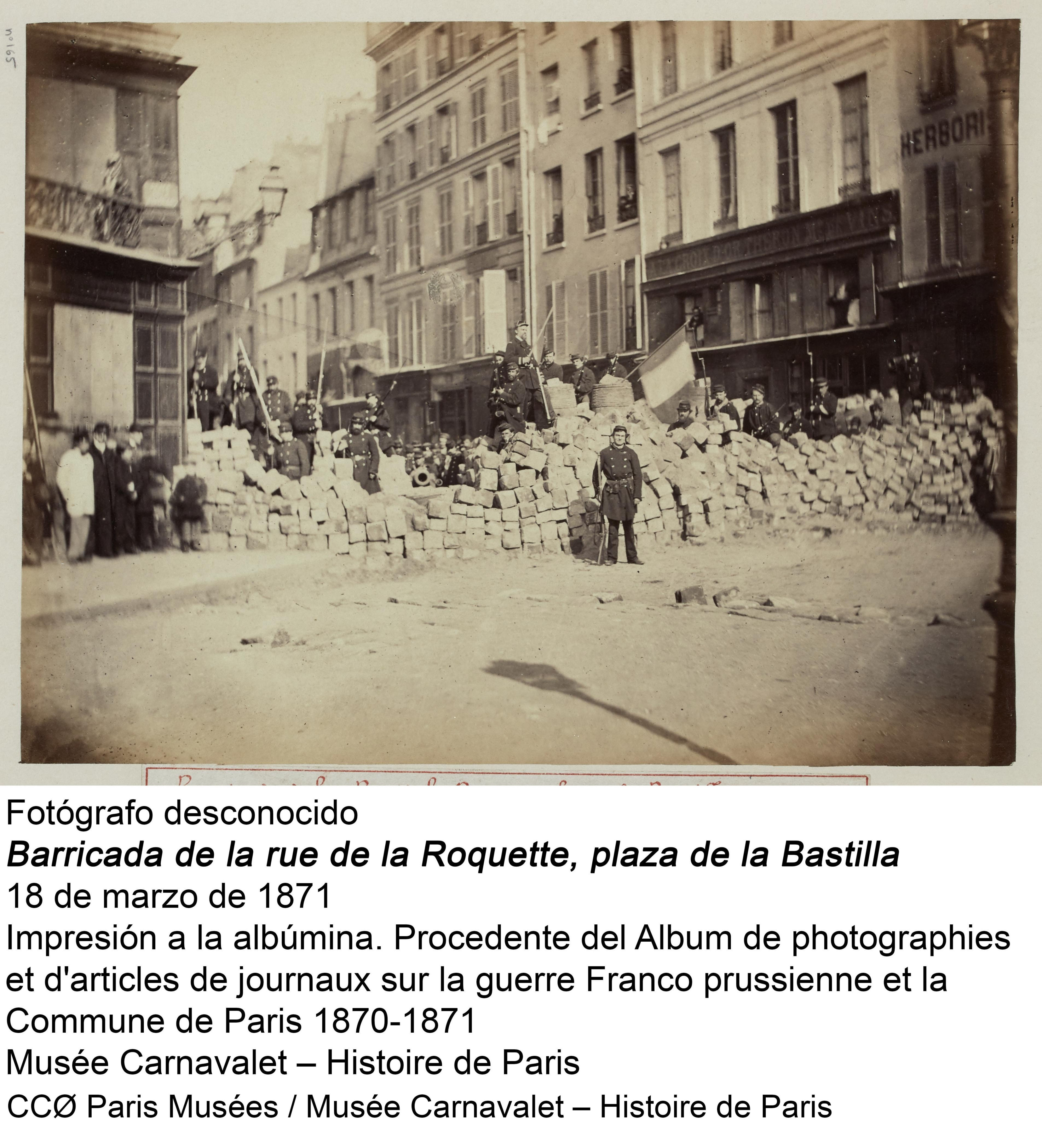 Barricada de la rue de la Roquette